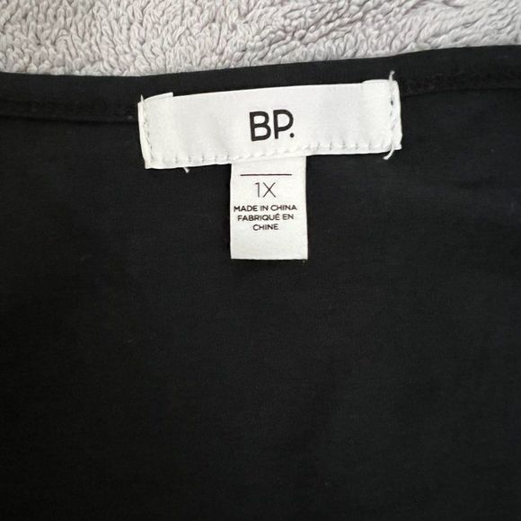 NWOT‎ BP Black Twist Strap Tank Top (1X) - Picture 6 of 8